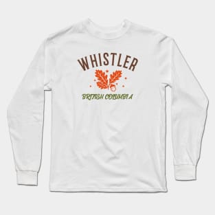 Whistler, British Columbia Fall Long Sleeve T-Shirt